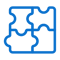 M-F-0001 - Brand Refresh - ICONS ALL BLUE_FEATURES BENEFITS Plays Well with Others
