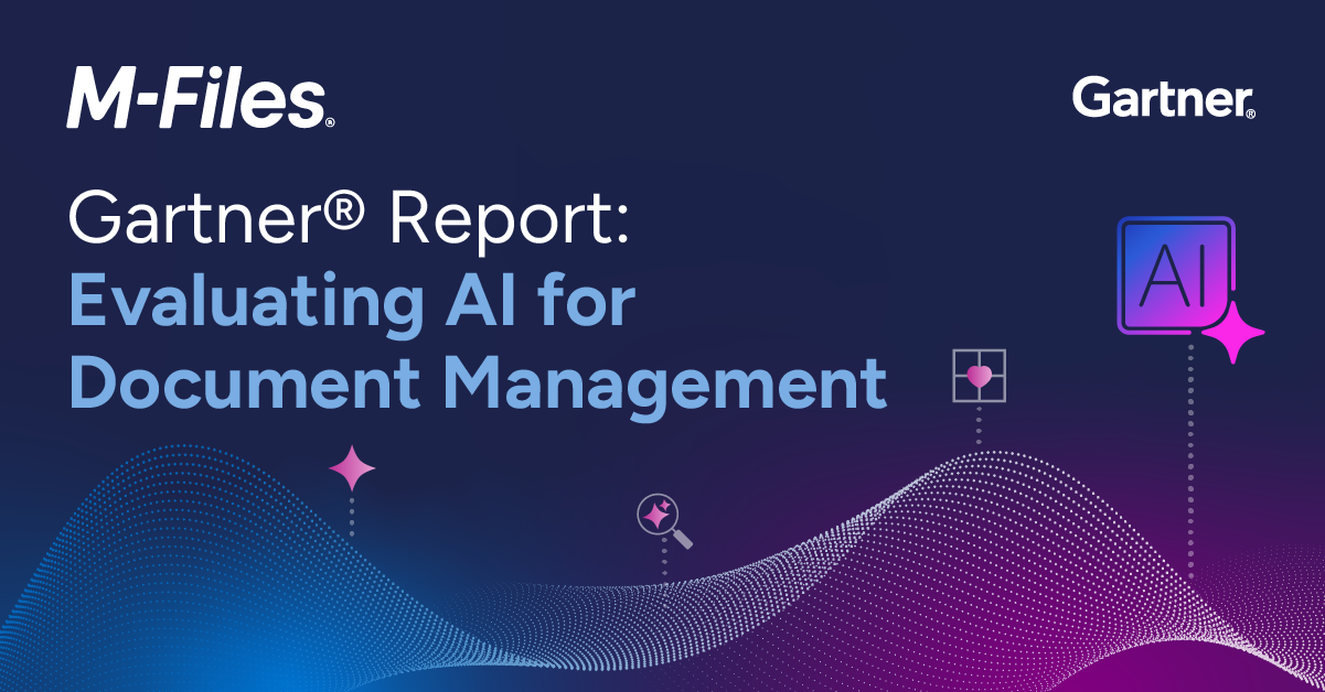2026 Gartner Evaluating AI for Document Management