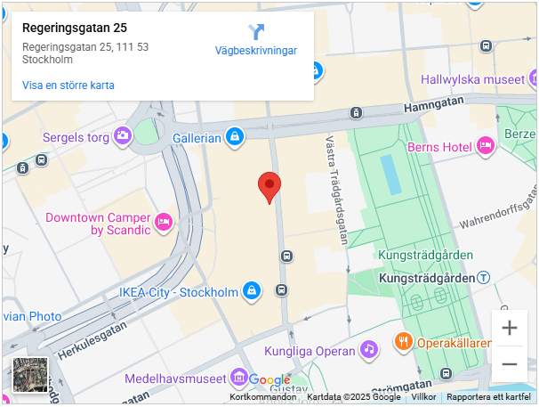 MIcrosoft office Stockholm map